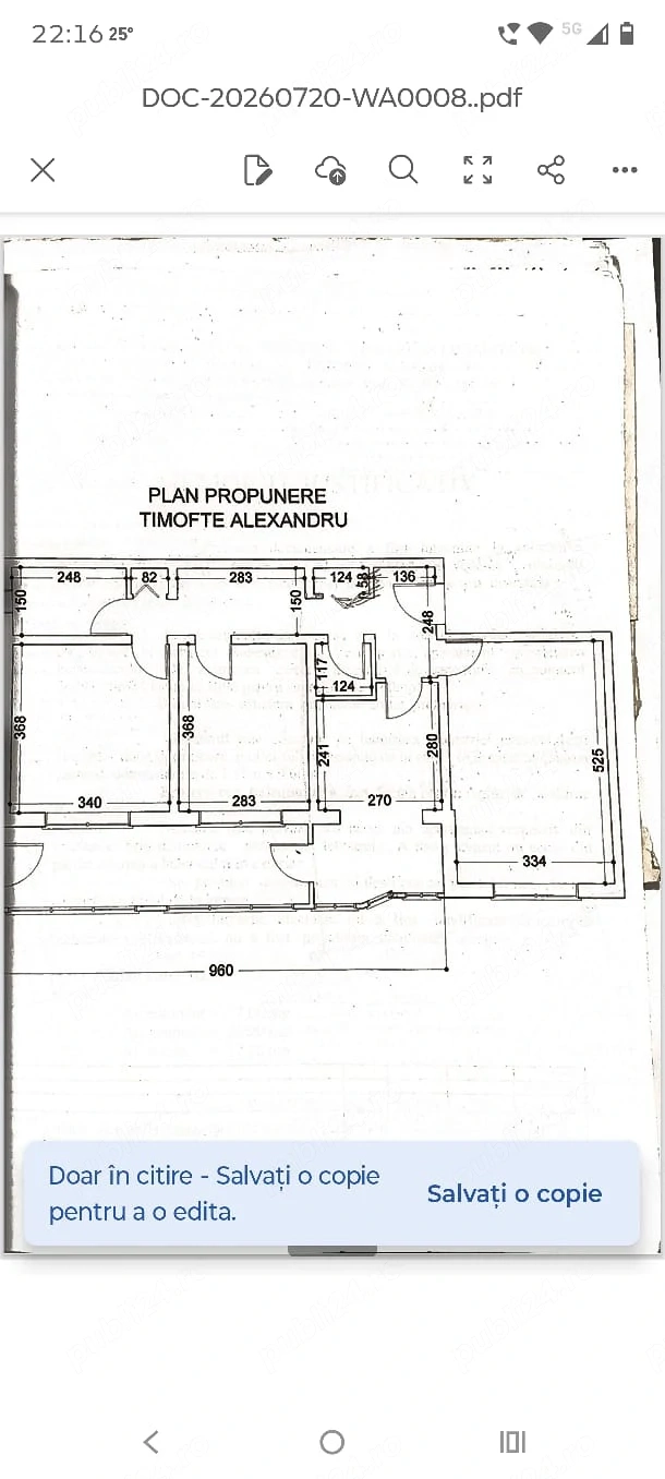 Apartament 3 camere parter cu balcon IREG pregatit de renovare 130000 euro