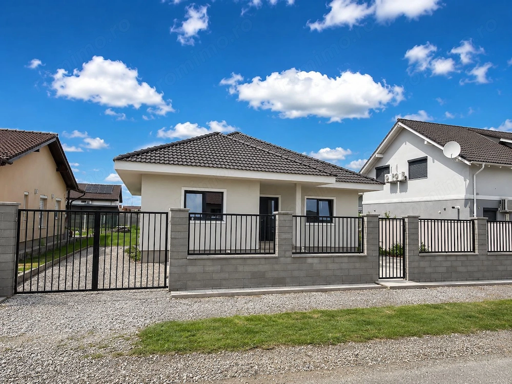 Casă individuală modernă | Moșnița Nouă | Teren 640 mp | 90 mp utili