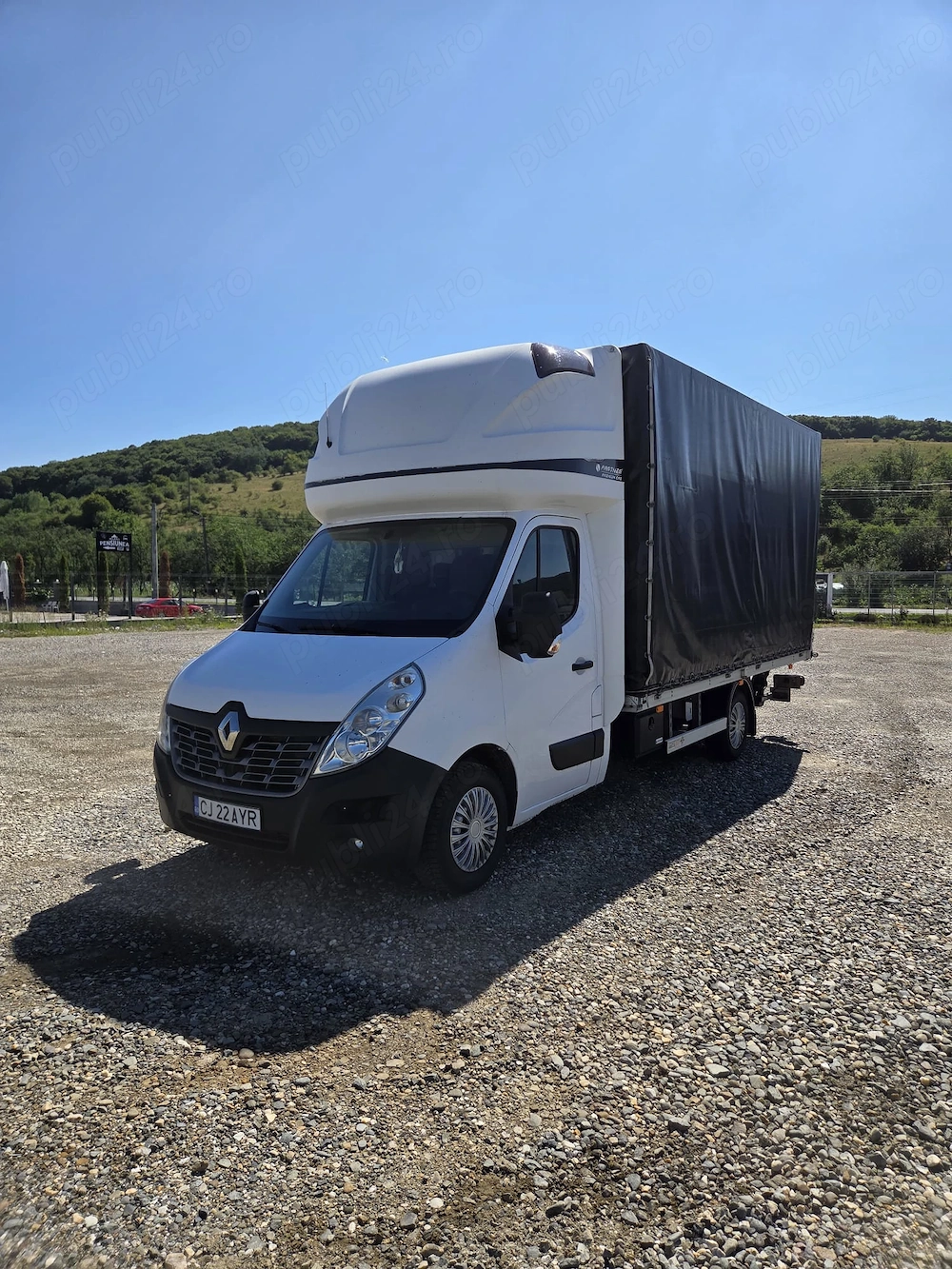 Renault Master prelata cu lift ,inaltime 2,35-2,65 interior
