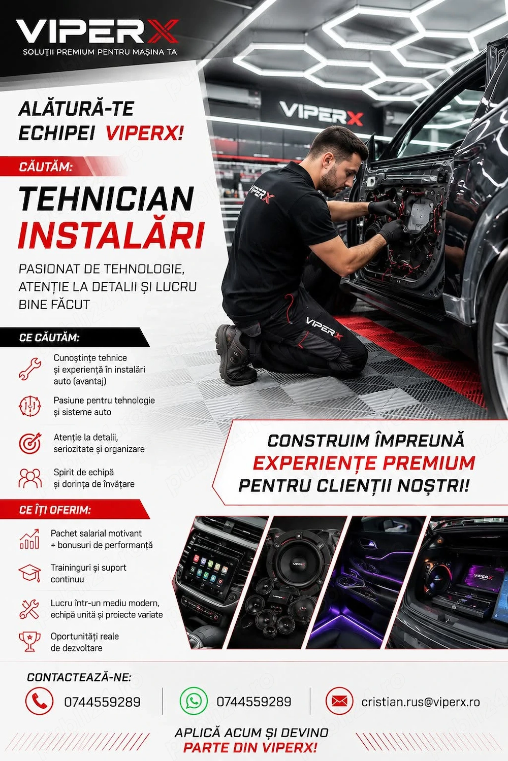 Tehnician instalari AUTO ViperX