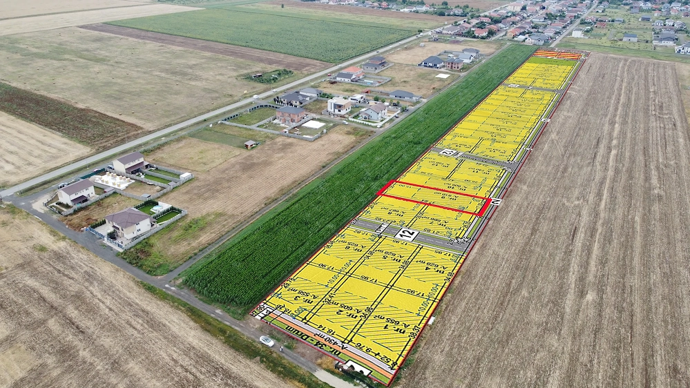 Teren de vânzare în Sânandrei   Excelent pentru construcție