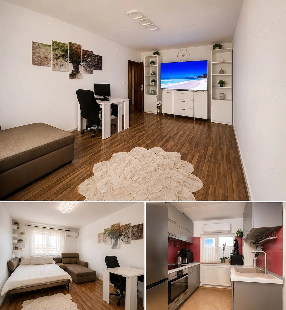 Zona Soarelui | Apartament amenajat | Centrala proprie | Mobilat si utilat
