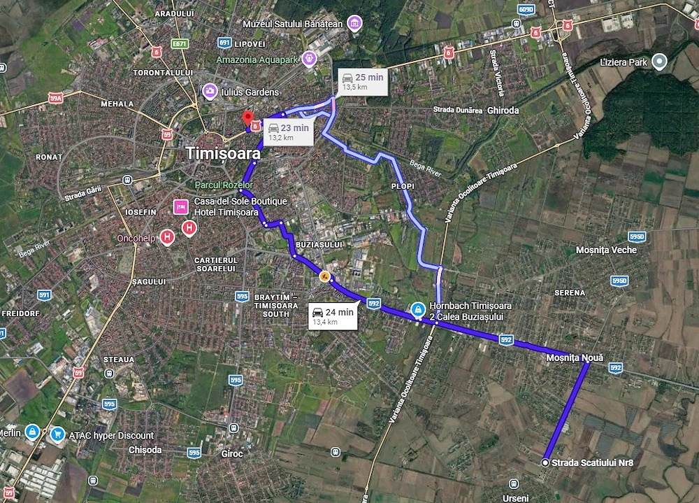 Proprietar, vand o parcela de teren 740 mp. Mosnita-Urseni