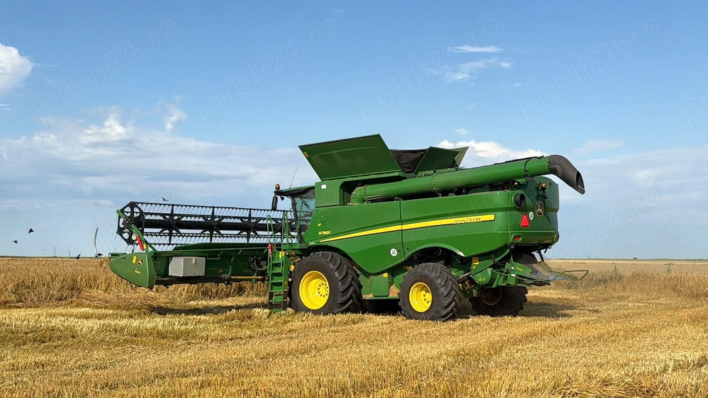  VÂND COMBINĂ JOHN DEERE S7 90i   an 2019 ore puține top tehnologie