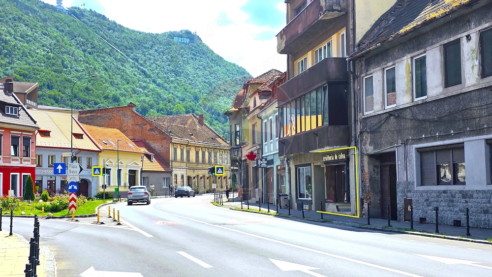 Închiriere spațiu comercial Brașov, vizibilitate și vad comercial