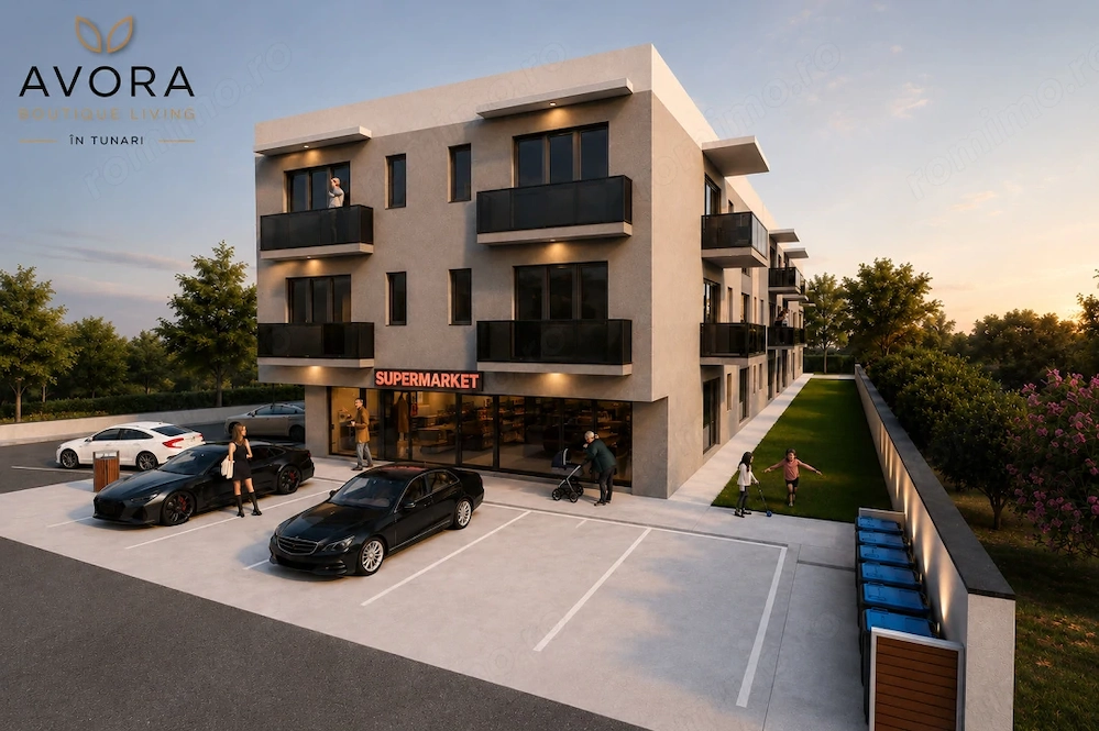 Avora Boutique Tunari, apartament 3 camere, langa Cosmopolis 