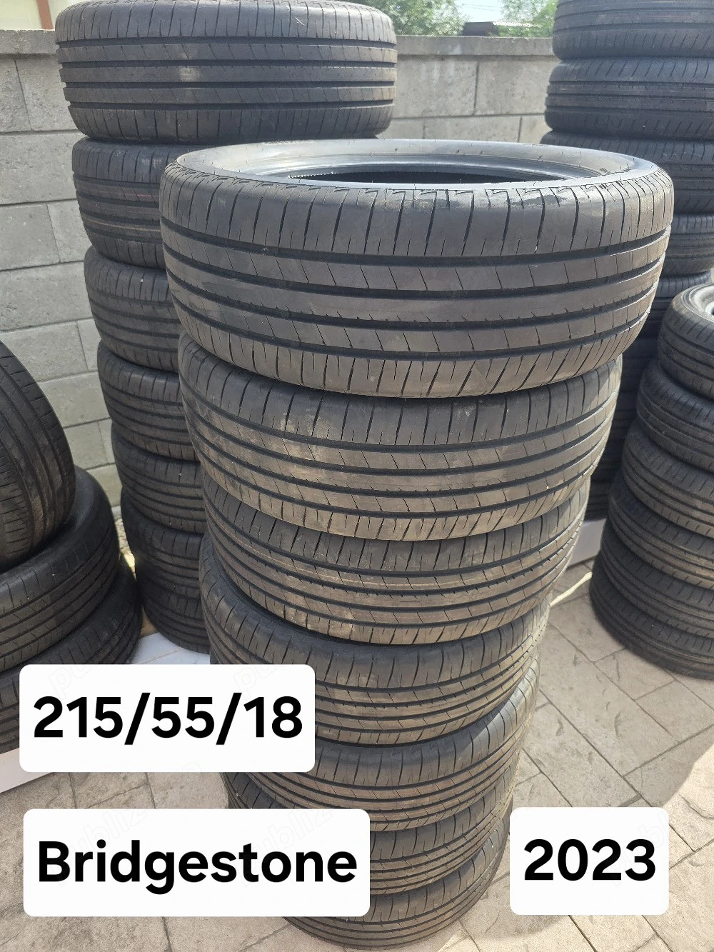 Anvelope noi 215/55/18 Bridgestone 2023 Vulcanizare mobila ofer montaj