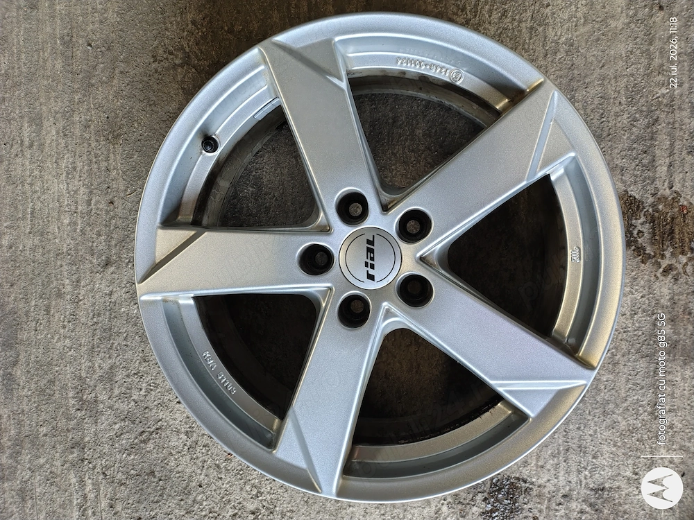 Jante aliaj 18 zoll marca Rial Germany, gama Hyundai, Kia, Mazda, Dacia Duster cu senzori 