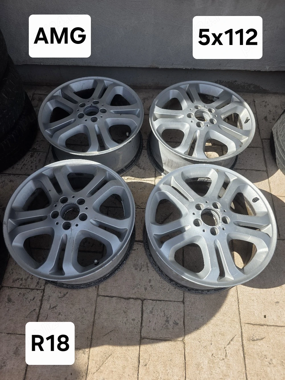 Set 4 jante aliaj 5x112 AMG R18