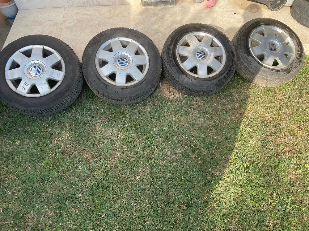 jante aluminiu vw + cauciucuri vara 175/70/R14