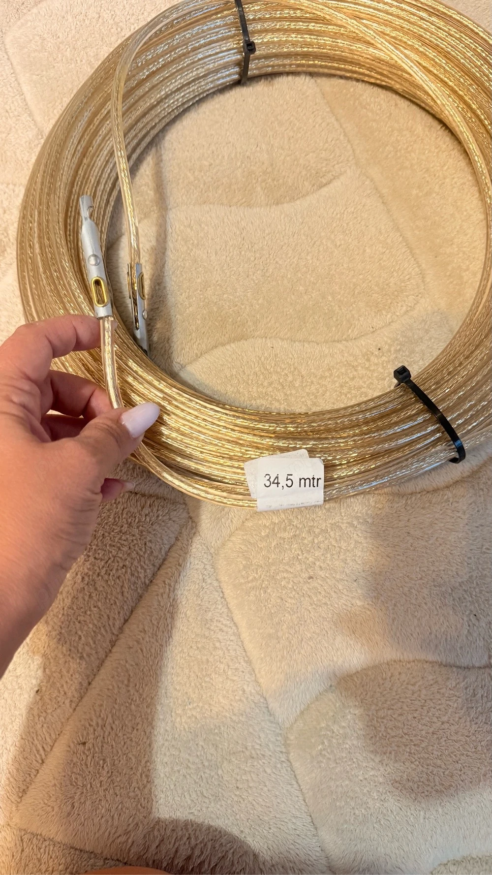 Cablu prelata remorca, Lampa, PVC, 34,5m, Maro