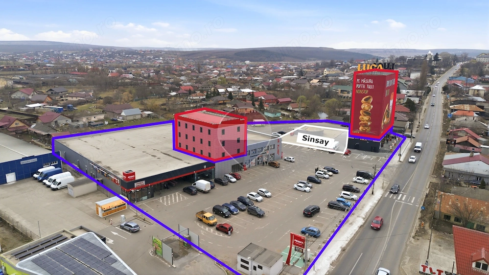 Oportunitate: Centru Comercial de Vânzare - Podu Iloaei E583 - IAȘI