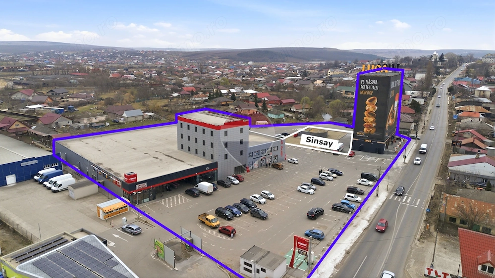 Oportunitate: Centru Comercial de Vânzare - Podu Iloaei E583 - IAȘI