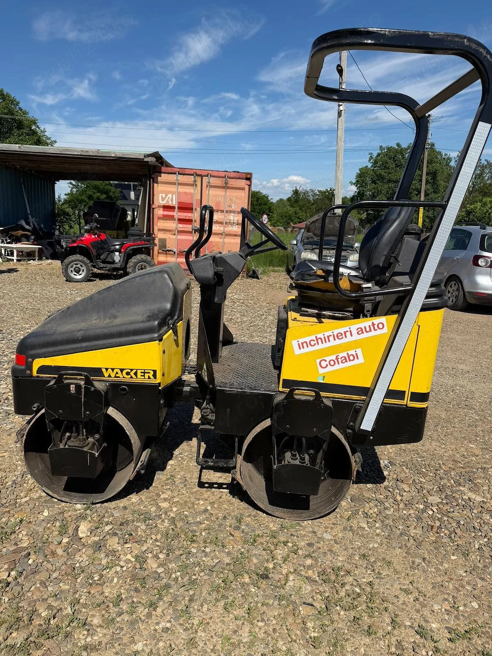 compactor de vinzare  wacker des 1200 kg 