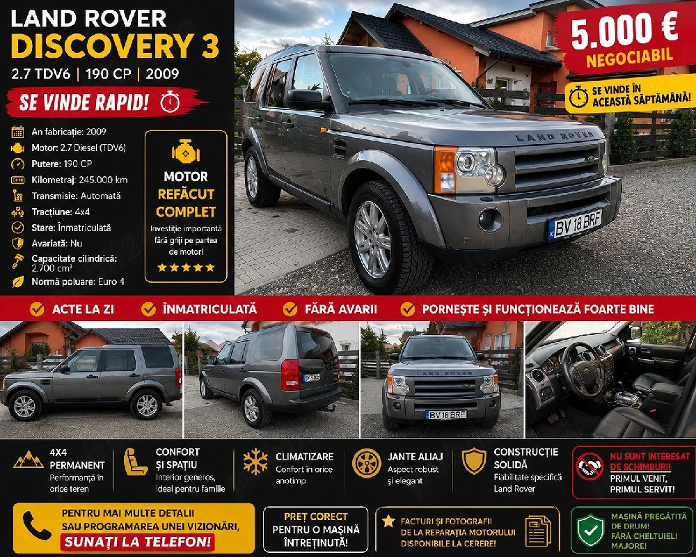 land-rover Rover de vanzare..stare buna