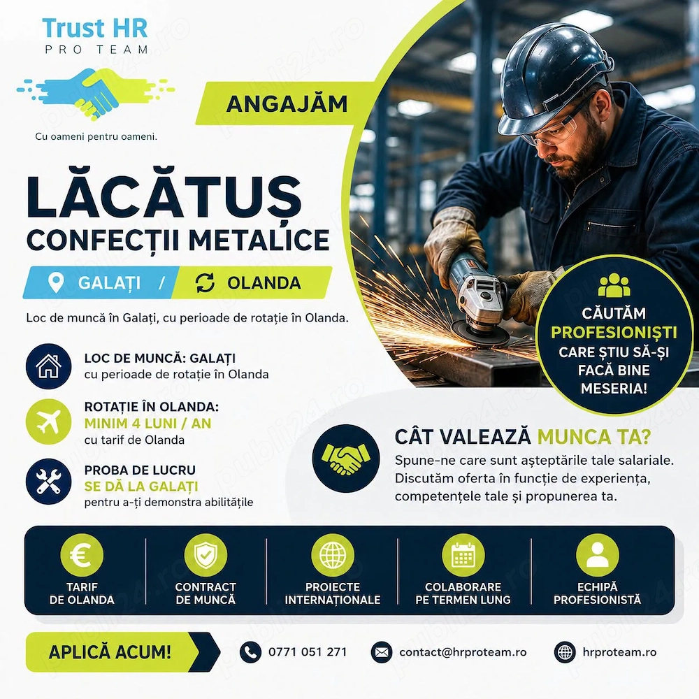 Lăcătuș Confecții Metalice   Galați   Olanda