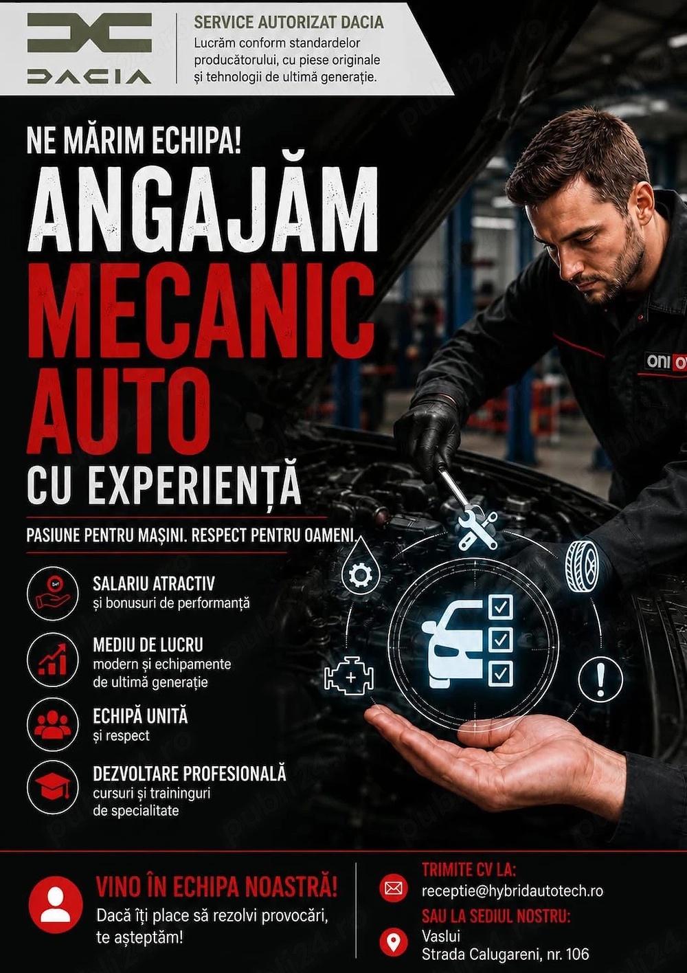 Angajam Mecanic auto cu experienta