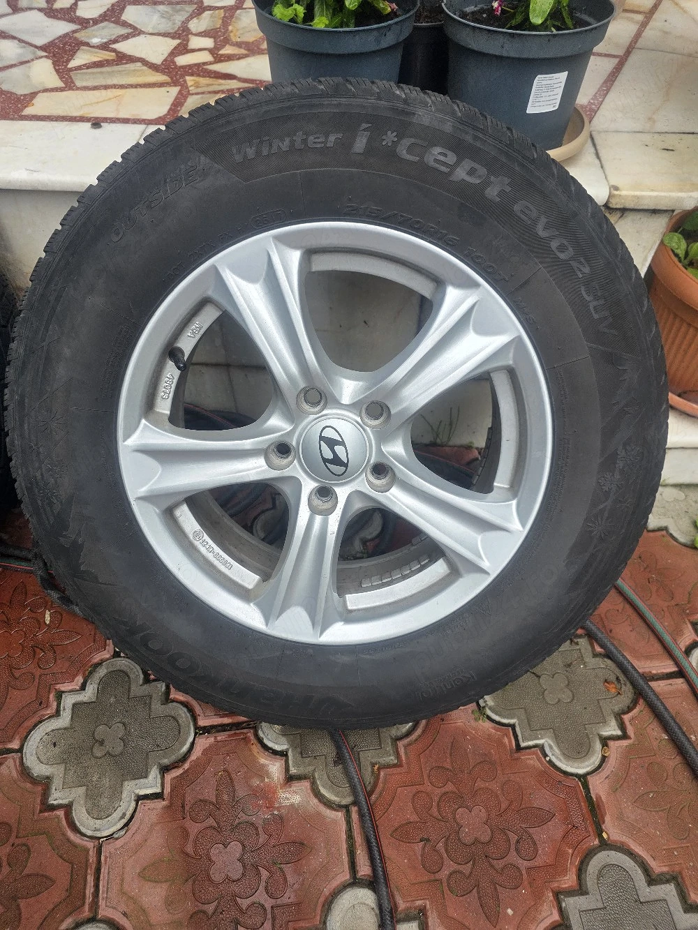 Jante aliaj R16, 5x114,3 originale Hyundai 