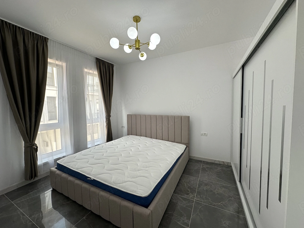  Apartament Lux 2 Camere |   Prima Închiriere | Bloc Nou | 56 mp + Balcon 18 mp | Parcare | Brayti