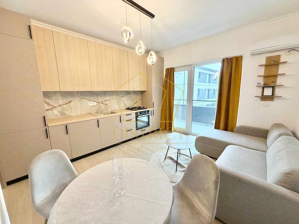 Apartament cu 2 camere mobilat la etajul 2 in Giroc, zona planetelor la asfalt.