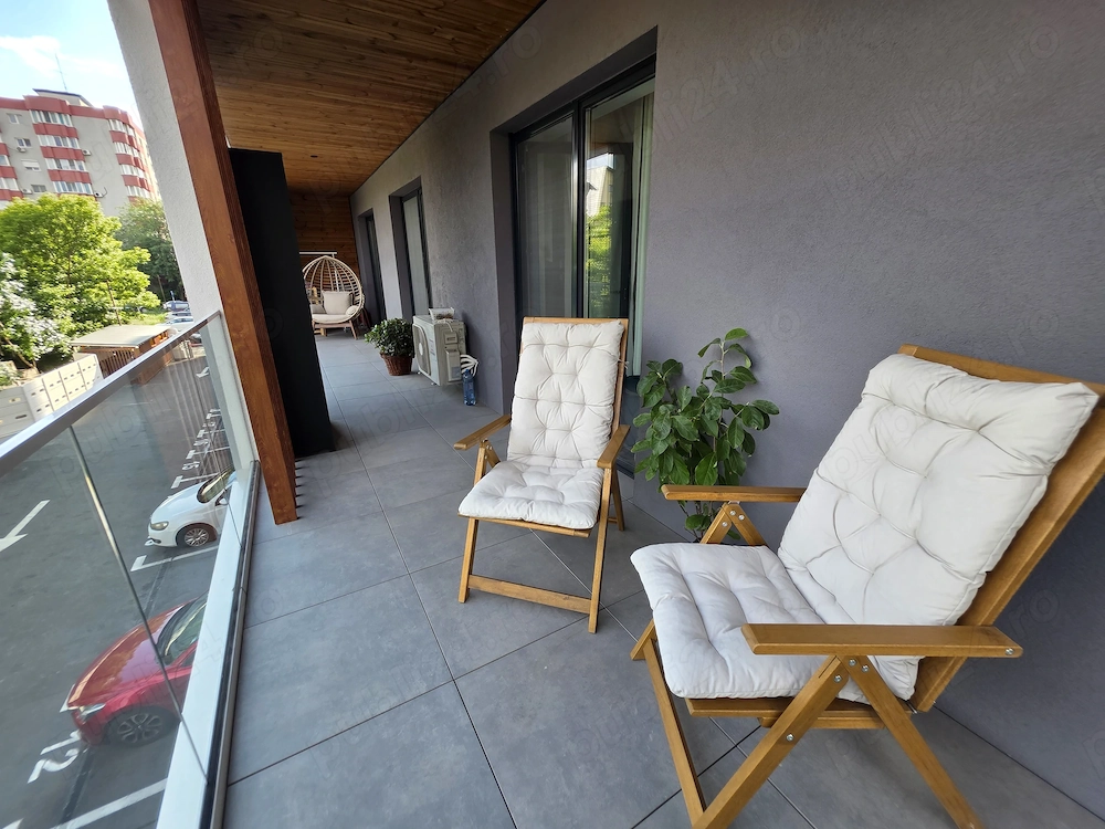 Apartament 3 camere 13 Septembrie bloc nou arhitectura exclusivista  design modern mobilat partial