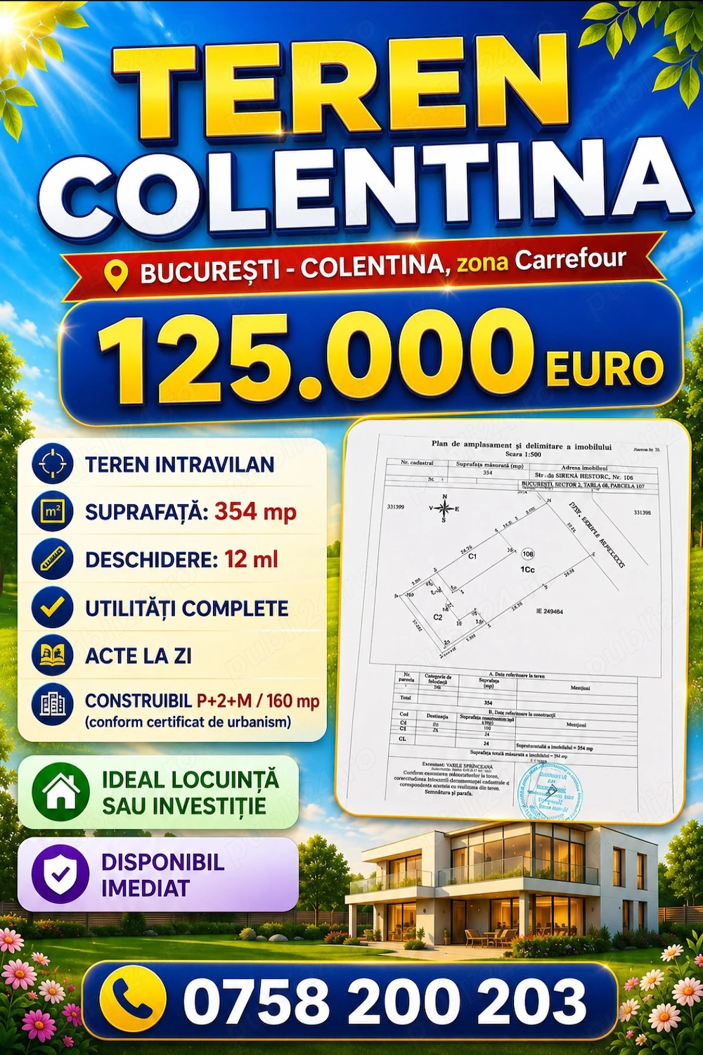 Colentina Teren Carrefour