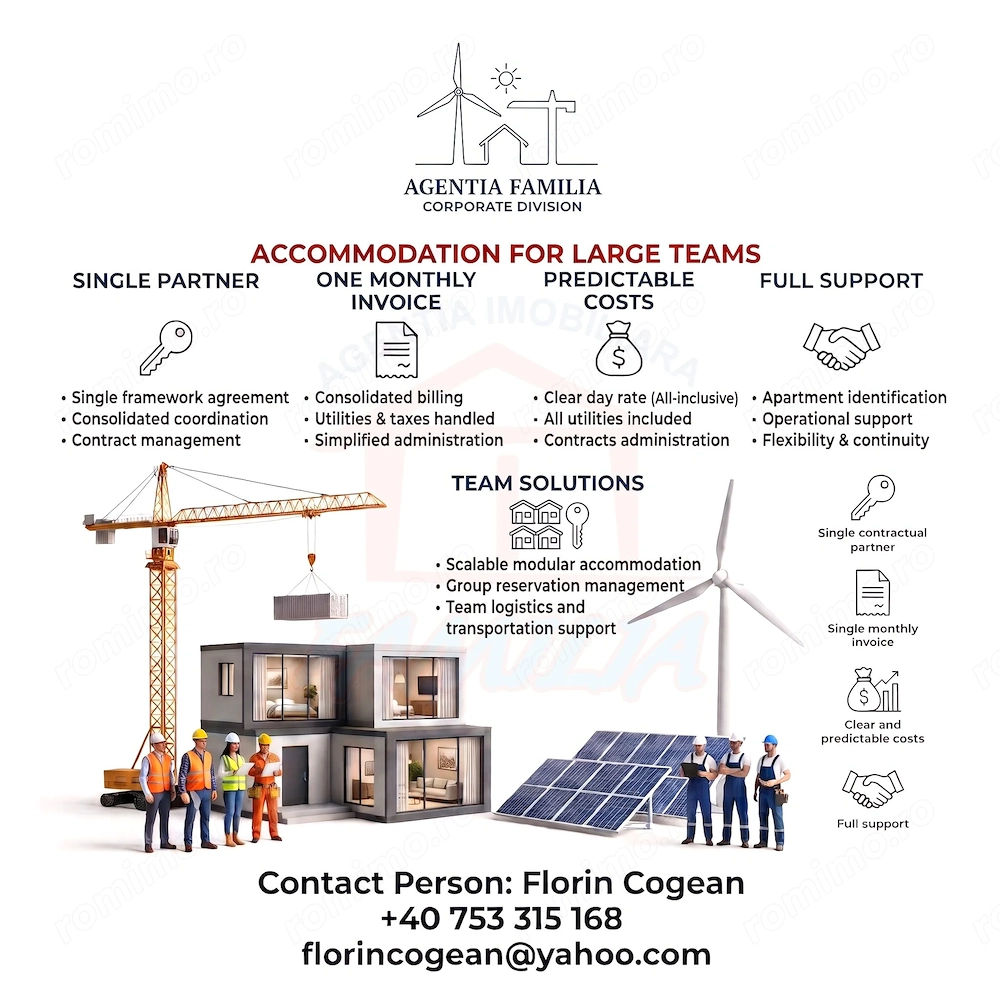 Corporate Accommodation for high skilled workers