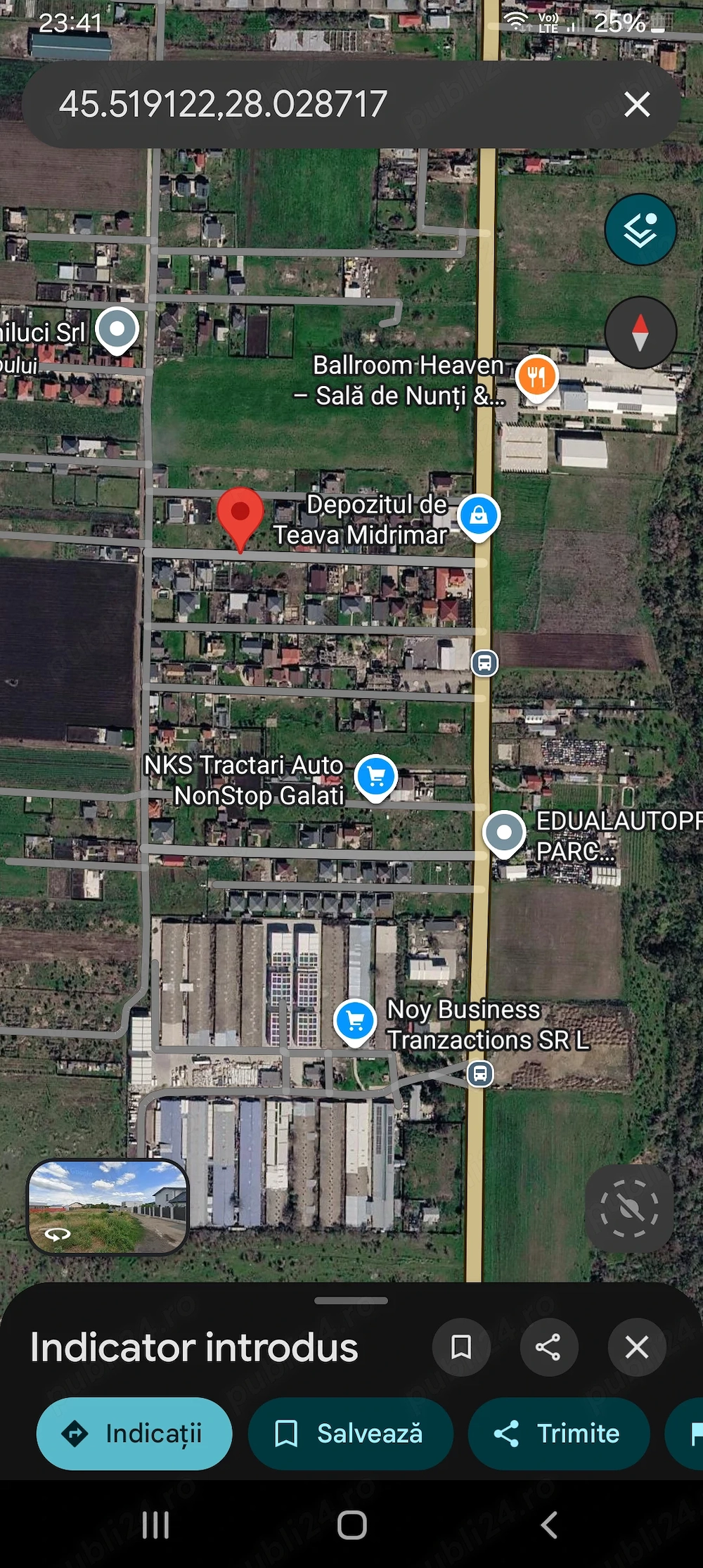 De vanzare-Loc de casa-400 mp-Jud.Galati  Com.Vanatori