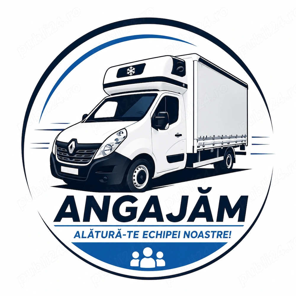 Sofer cat B duba 10 europaleti transport INTERN Romania