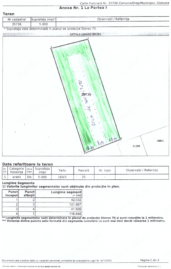 Teren Slobozia Noua, Ialomita, parcele teren intravilan, 500-2000mp, 20-80 euro mp