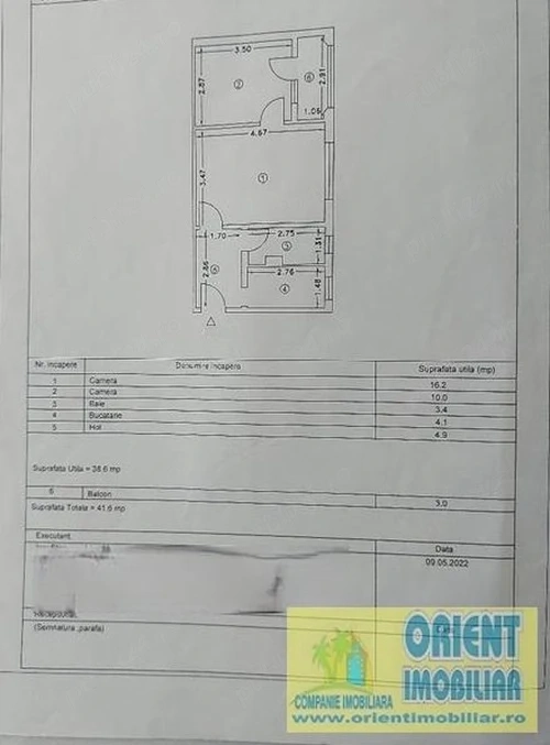 Tomis Nord, de vanzare apartament 2 camere