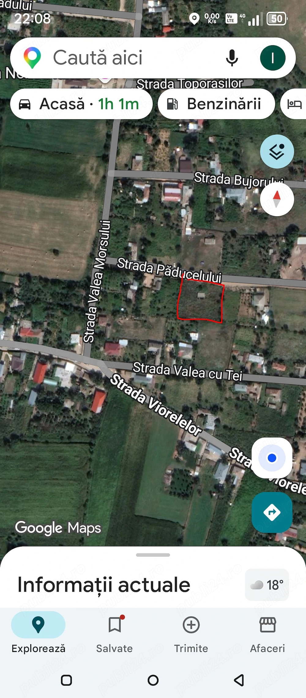 Vând teren intravilan Greci Tulcea  