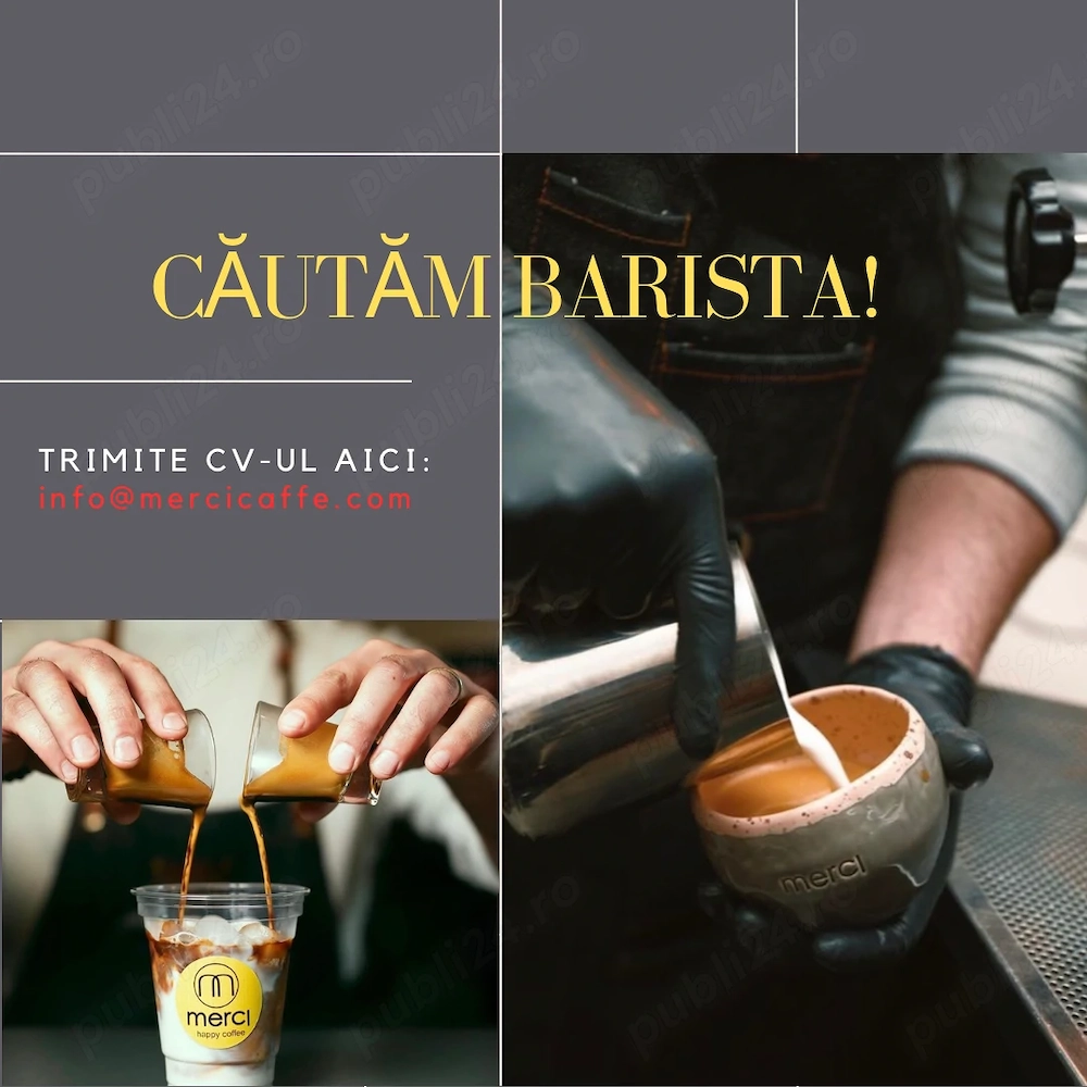 **Anunț de Angajare: Barista**