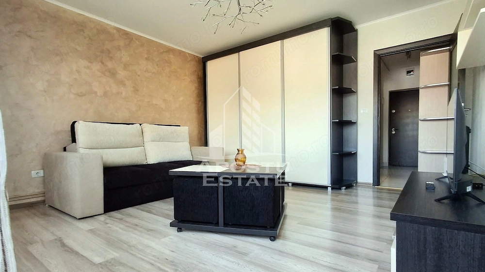 Apartament 1 camera,Decomandat,38 mp, mobilat