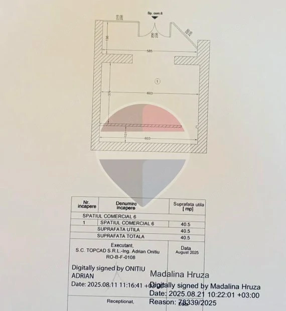 Spatiu comercial de inchiriat -41mp -parter- RIN Grand Residence
