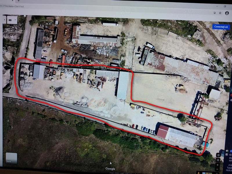 Teren 7742mp, platforma industriala cu hala, birouri, anexe, acces tir, Timisoara, com=0%