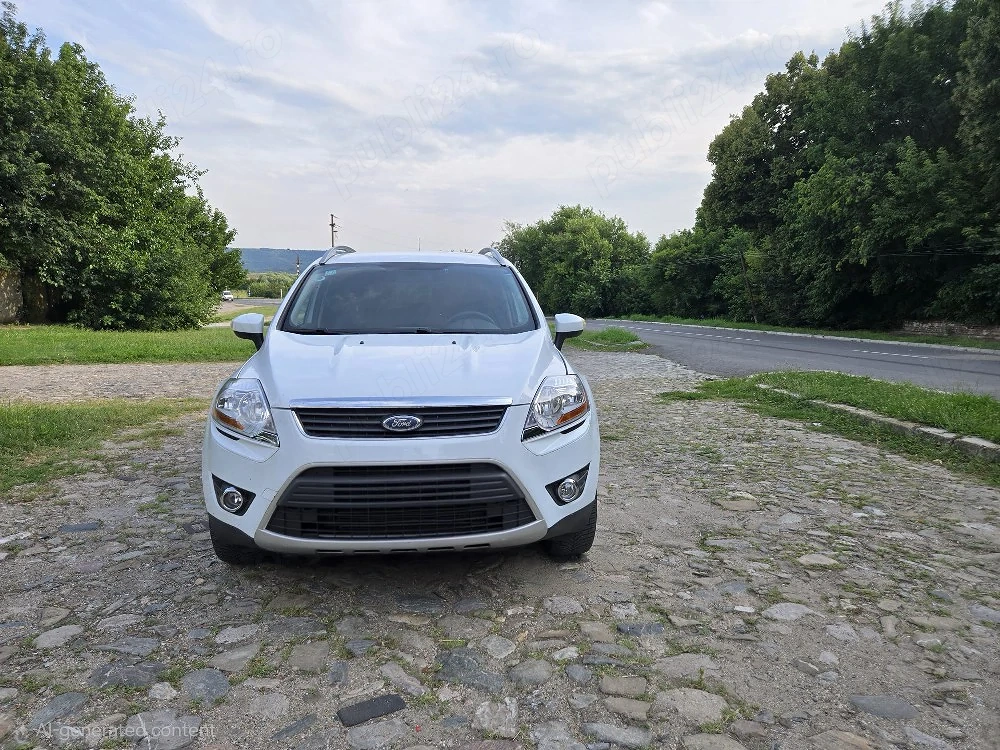 Ford kuga 2011, Alb, manuală, 6 trepte 4x4 2.0 TDCi (140 CP)- Istoric Complet, Revizuit total. 