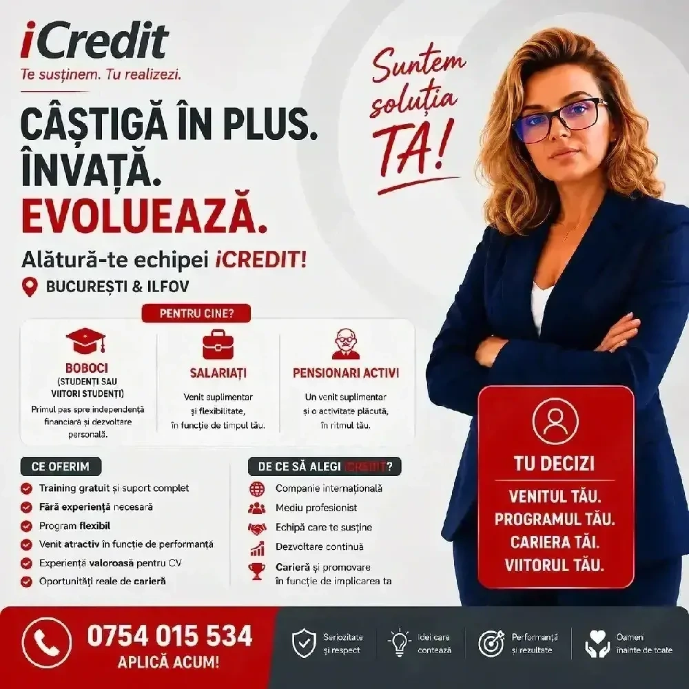 Oferta de colaborare pentru venituri suplimentate 