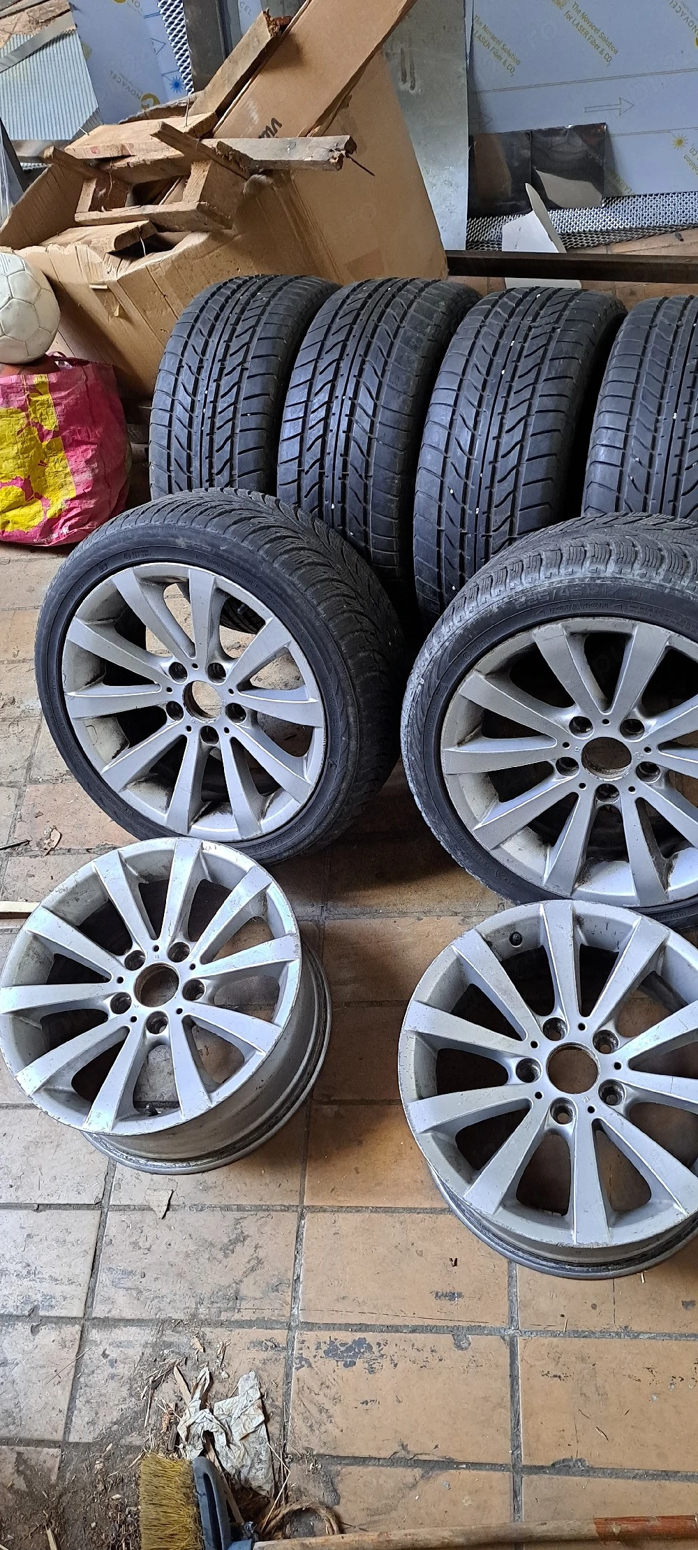 Jante  BMW R17 Cauciucuri Iarna Vara  225/45 R17