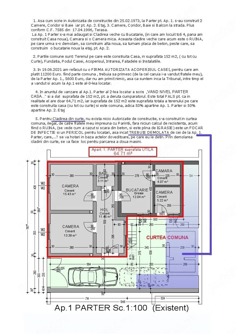 Casa ultracentral in Caransebes, Ap. 2. Etaj