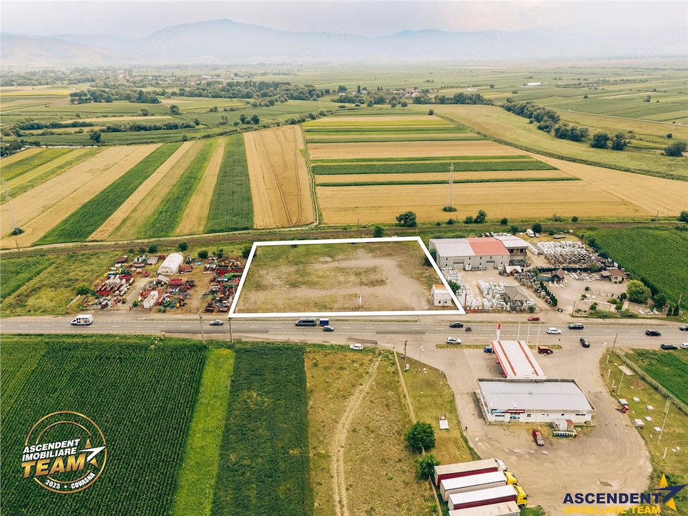 7.000 mp teren industrial premium la DN11, acces TIR, post trafo, Brasov . Sf. Gheorge, Chichis