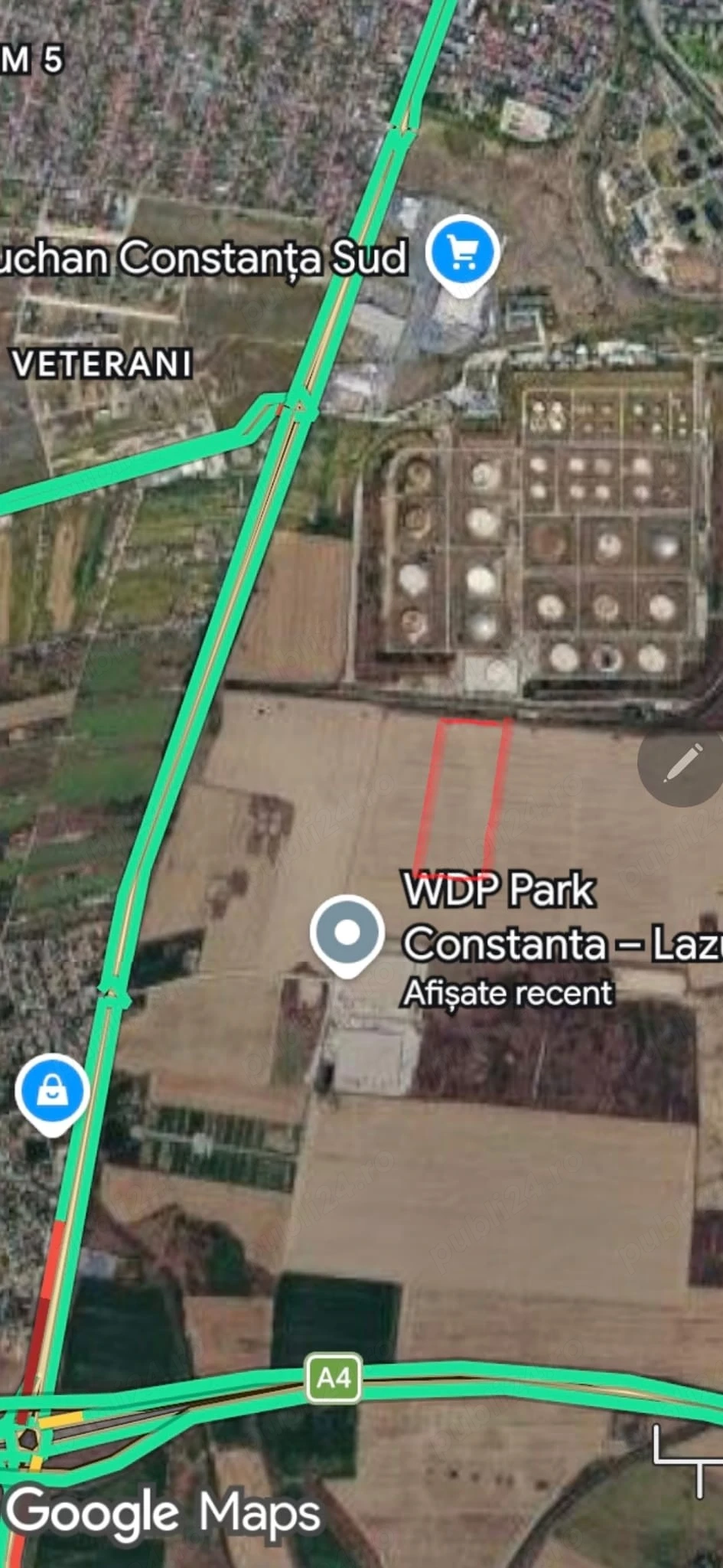 Teren intravilan hale Logistic Park Lazu 8500mp