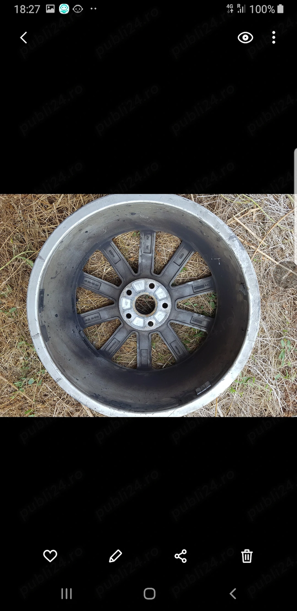 Jante Audi originale OEM Audi 18"