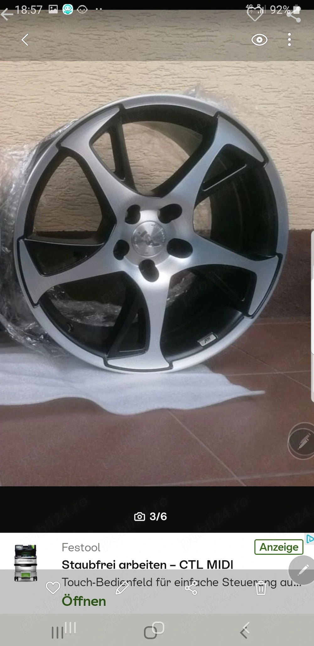 Jante ABT OEM Originale 19", lătime J8,5  distanță 5×112