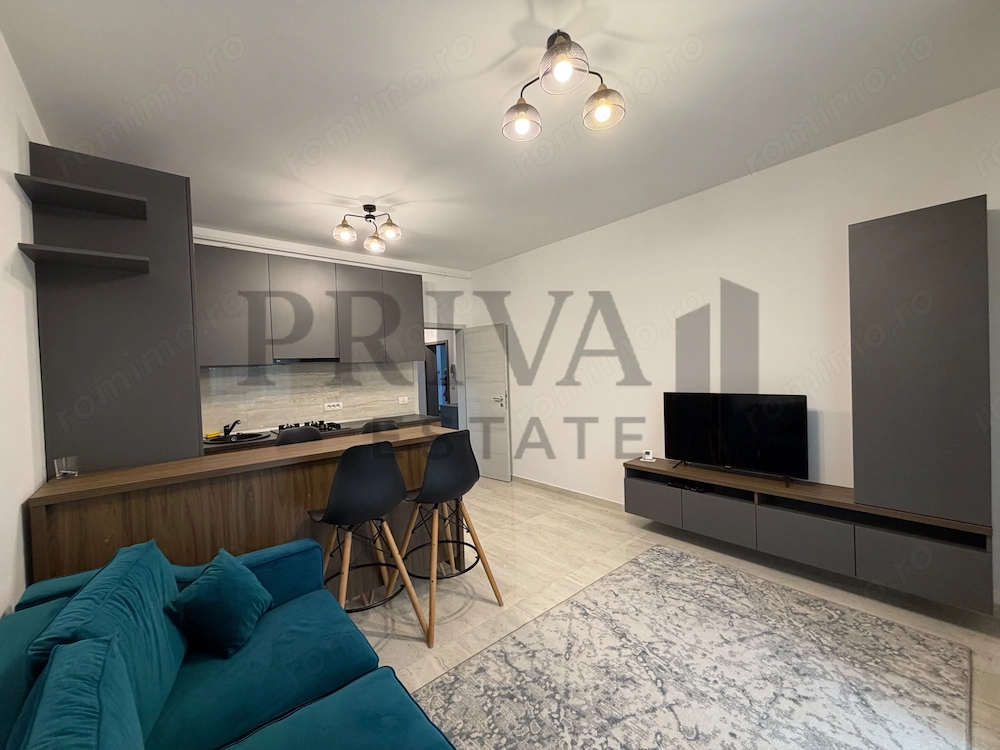 Apartament 2 camere parter balcon+curte