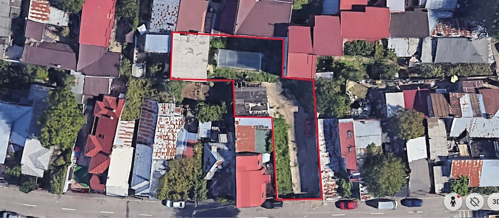 Teren de vânzare 643 m^2 cu toate utilitățile sector 5