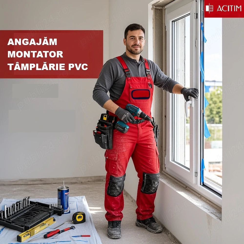 Angajam Montator Tamplarie PVC