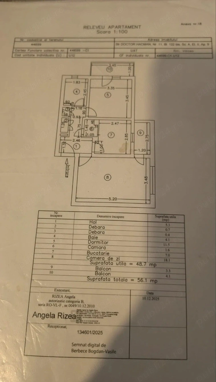 Apartament dr. Hacman Râmnicu Vâlcea