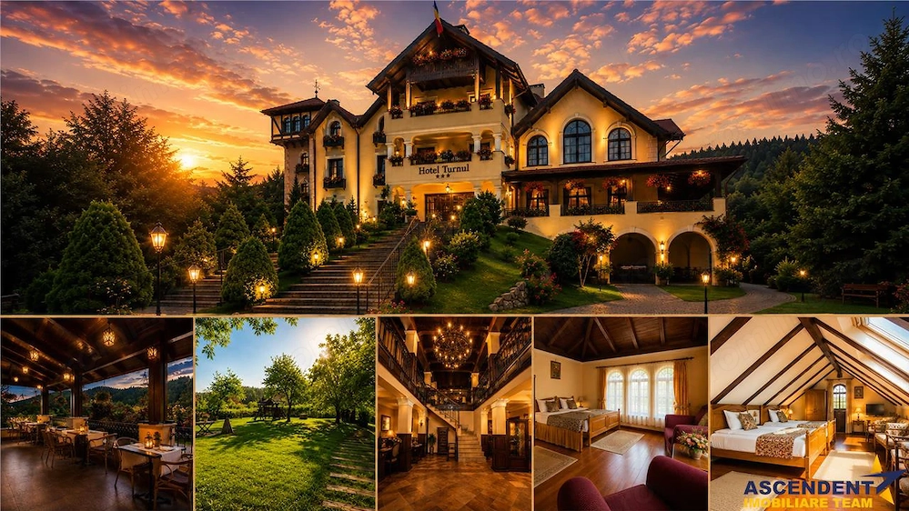 Hotel boutique:restaurant,spa,domeniu de 4.300 mp,5 minute de Castelul Bran,oportunitate premium HoR