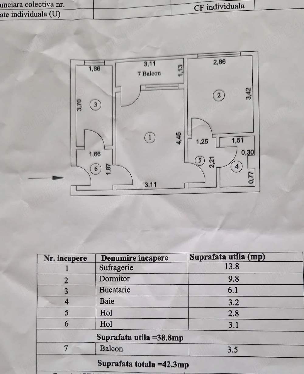 Apartment 2 camere Braila